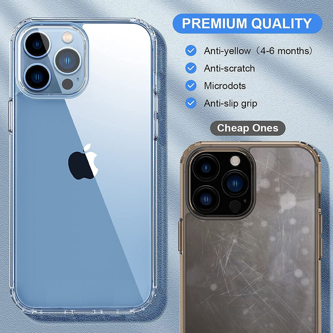Super Clear Back Case Cover for Apple iPhone 13 Pro Max