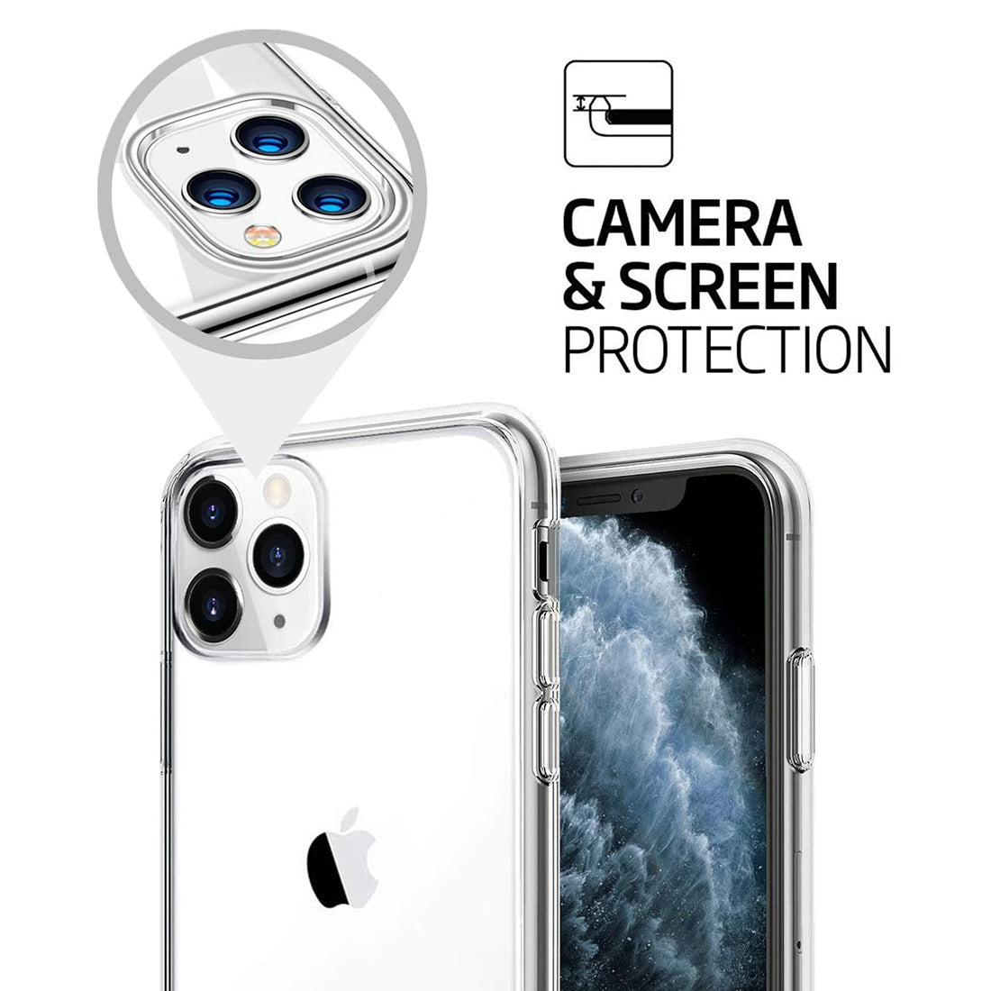 Super Clear Back Case Cover for Apple iPhone 11 Pro