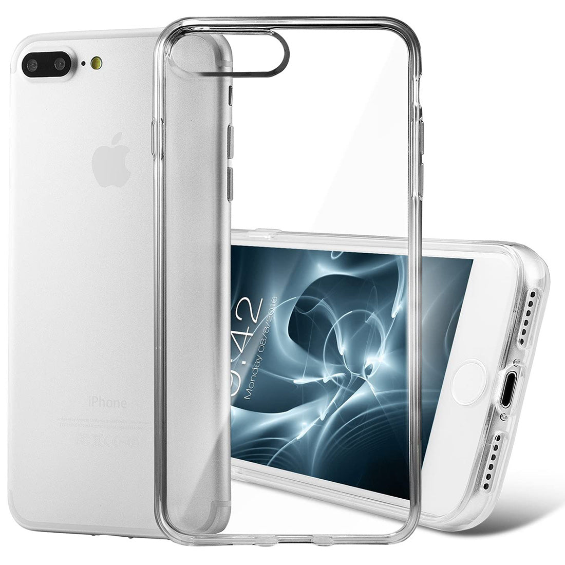 Super Clear Back Case Cover for Apple iPhone 7 Plus / iPhone 8 Plus