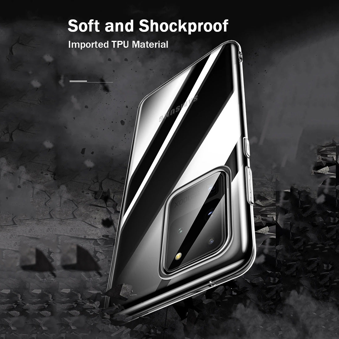 Super Clear Back Case Cover for Samsung Galaxy S20 Ultra 4G / S20 Ultra 5G