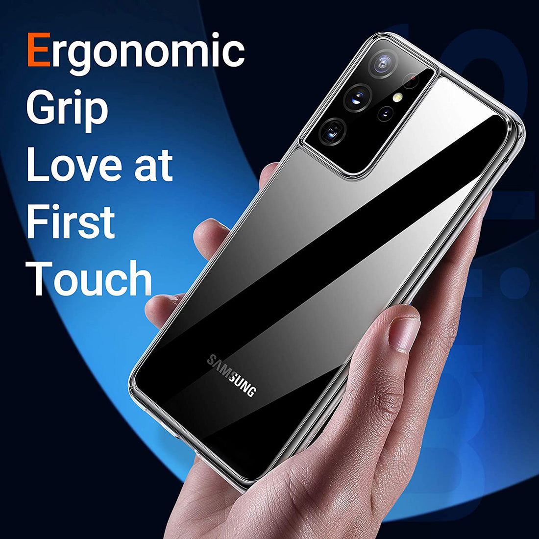 Super Clear Back Case Cover for Samsung Galaxy S21 Ultra 5G