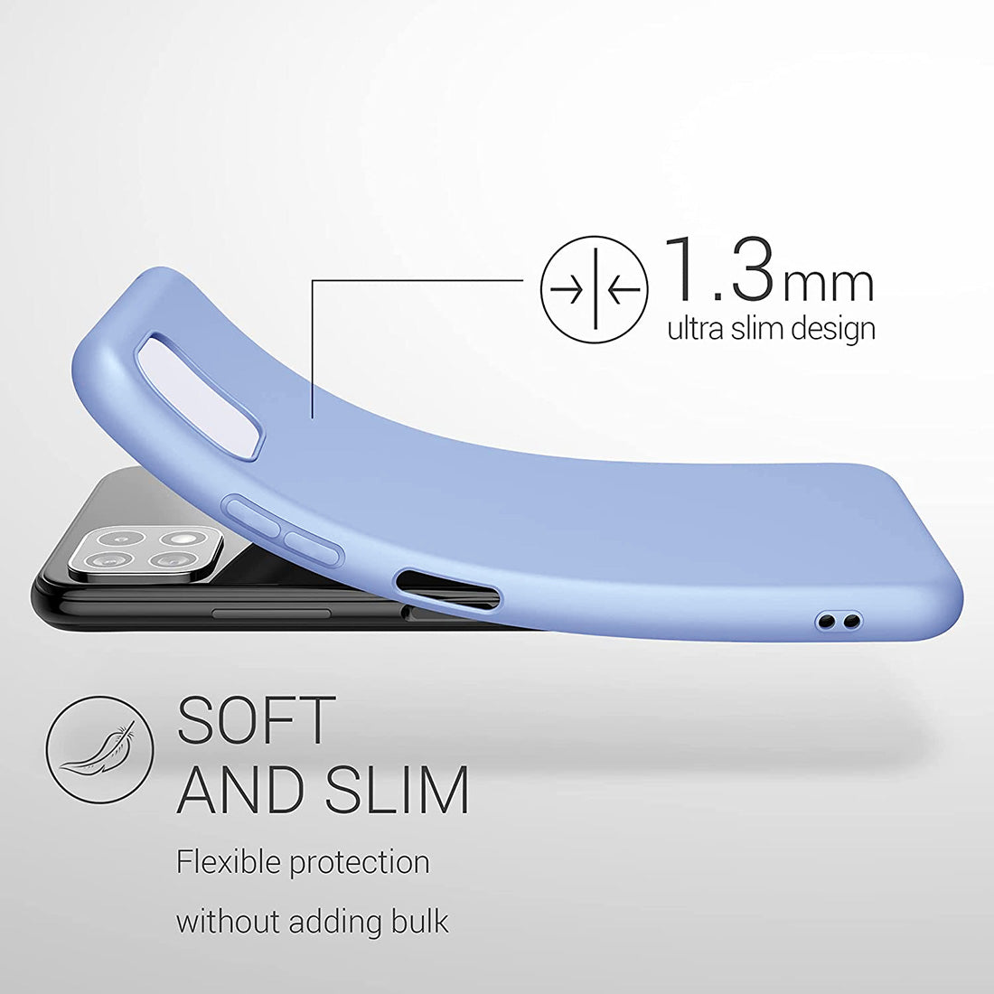 Liquid Silicone Case for Samsung Galaxy A22 5G / F42 5G