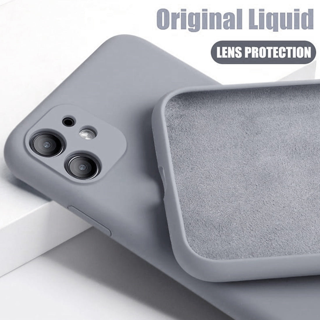 Liquid Silicone Case for Apple iPhone 12