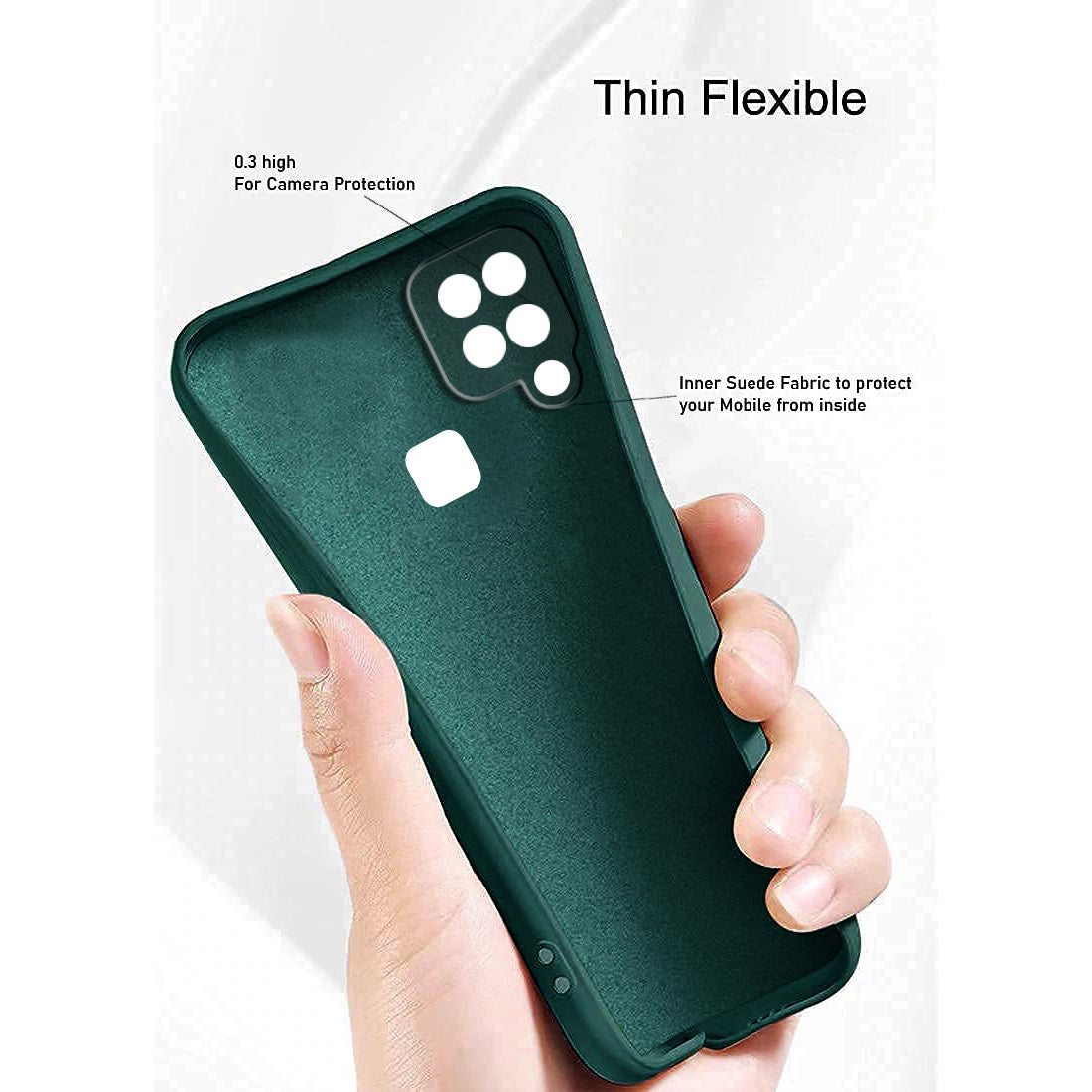 Liquid Silicone Case for Infinix Hot 10s