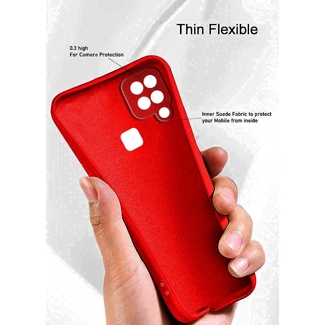Liquid Silicone Case for Infinix Hot 10s
