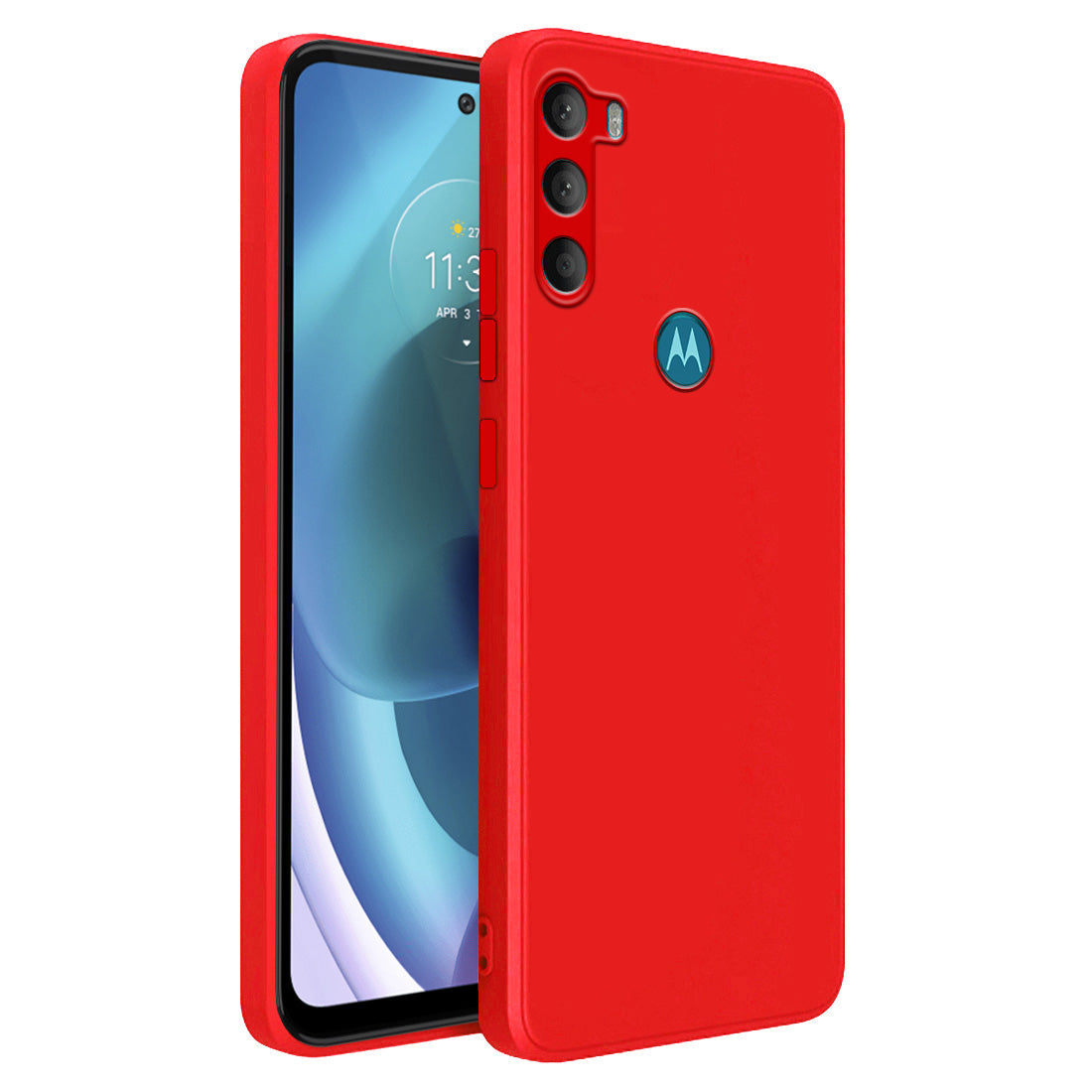 Custodia Per Motorola Moto G71 5G - In TPU Morbido, Antishock, Blu Scuro, Protezione Completa