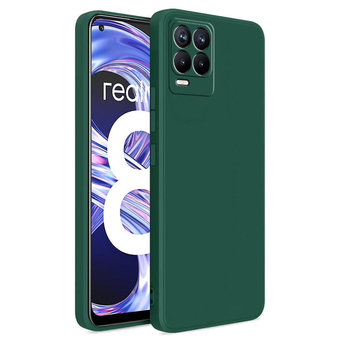 Hello 8 Casotec Shockproof Matte Liquid Silicone Case with Camera Protection ...