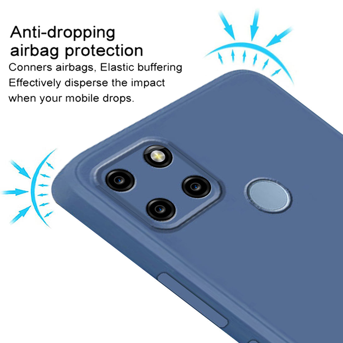 Liquid Silicone Case for Realme C25Y 4G