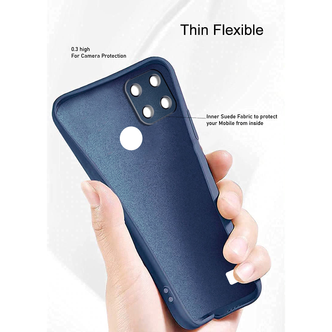 Liquid Silicone Case for Realme C25Y 4G