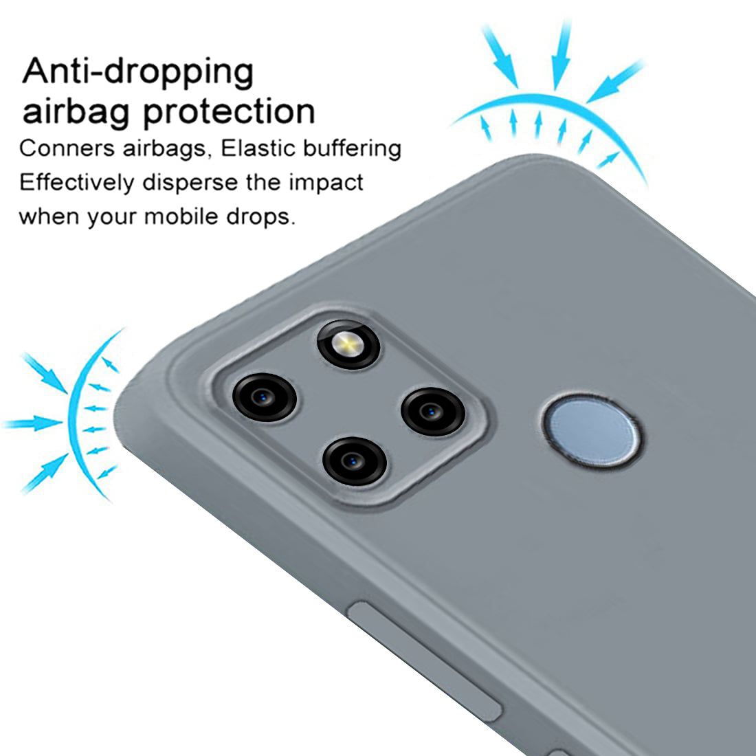 Liquid Silicone Case for Realme C25Y 4G