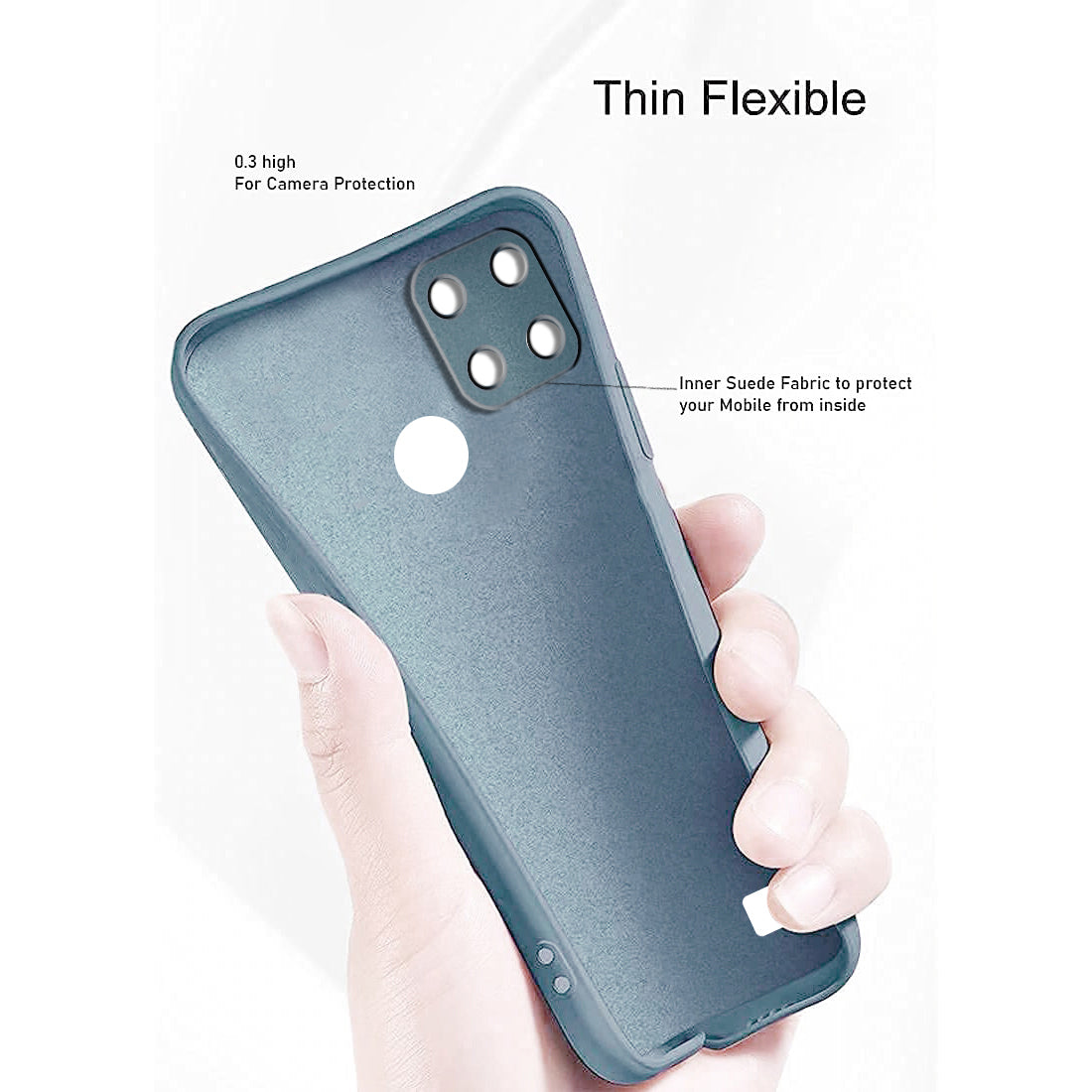 Liquid Silicone Case for Realme C25Y 4G