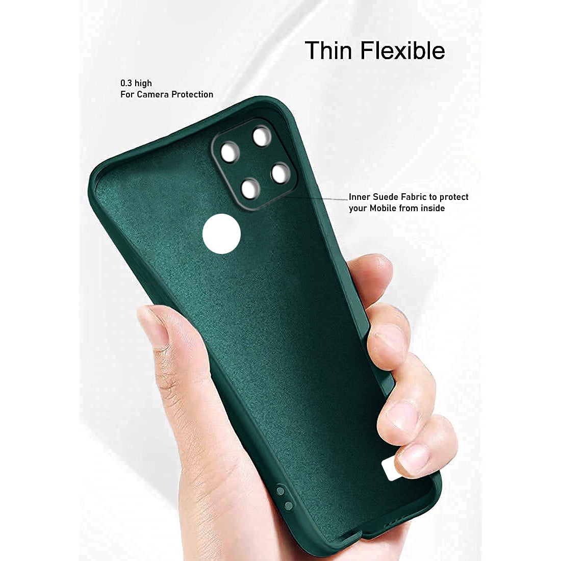 Liquid Silicone Case for Realme C25Y 4G