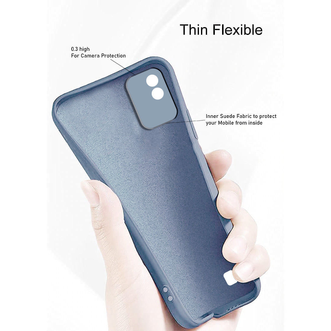 Liquid Silicone Case for Realme Narzo 50i