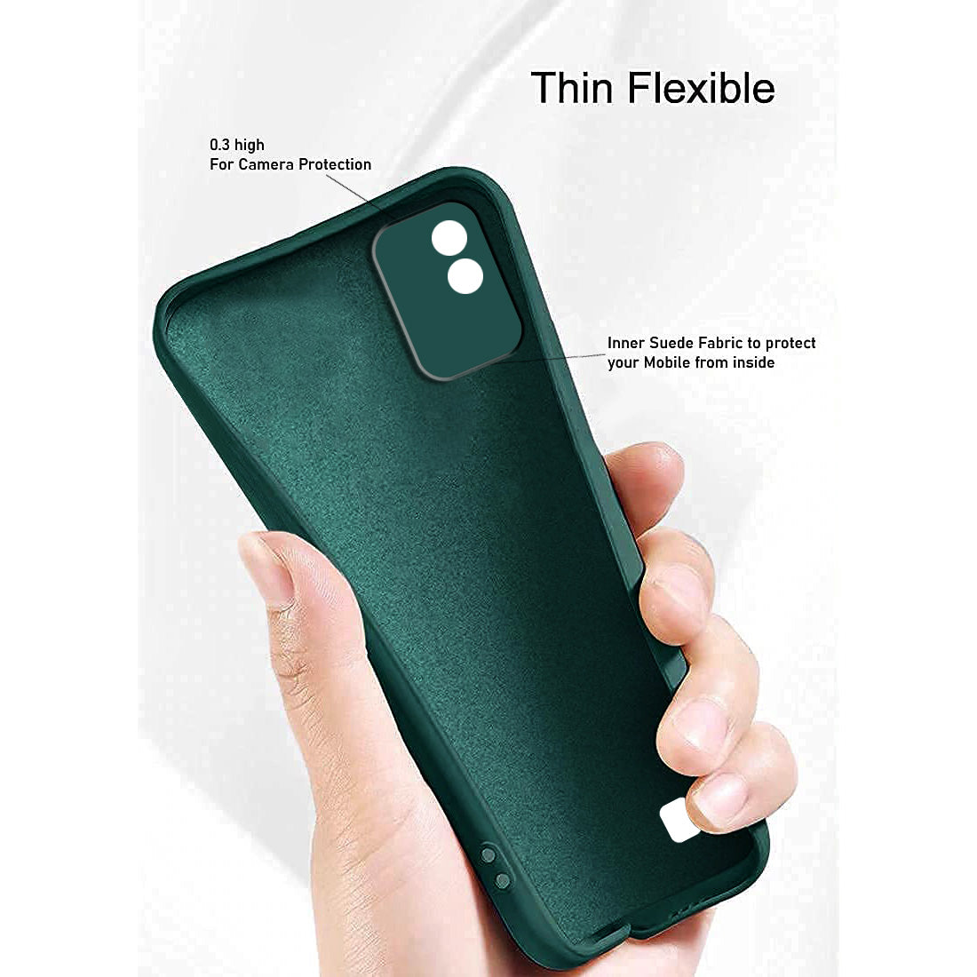 Liquid Silicone Case for Realme Narzo 50i