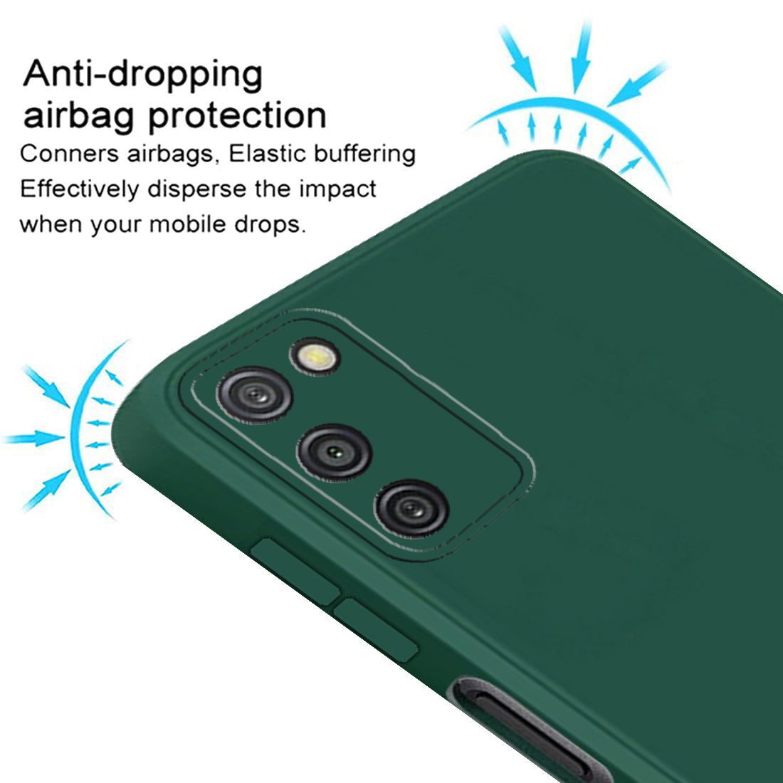 Liquid Silicone Case for Samsung Galaxy A03s