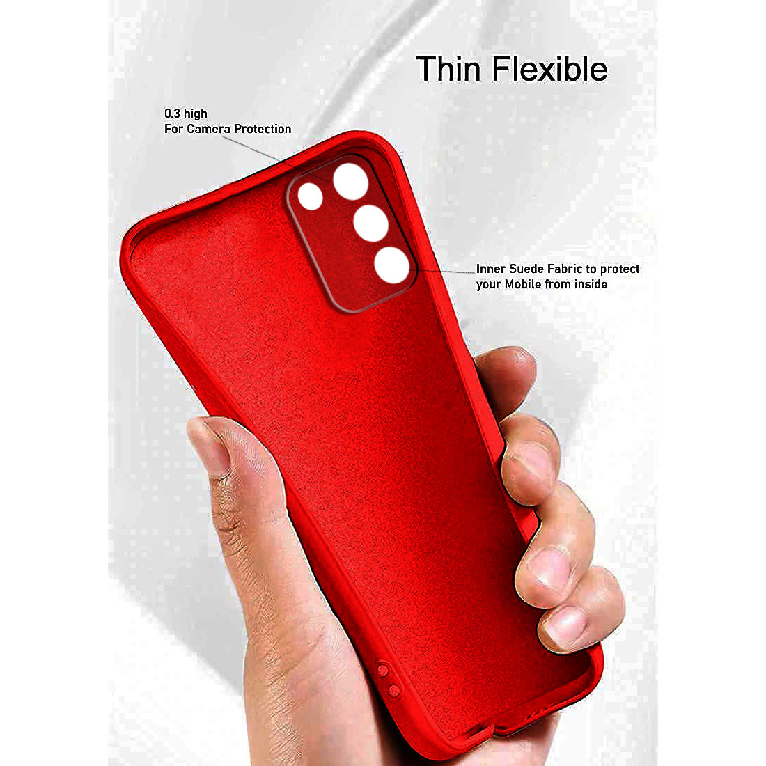 Liquid Silicone Case for Samsung Galaxy A03s