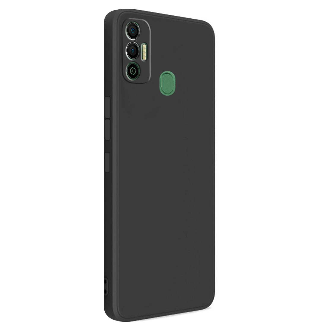 Casotec Shockproof Matte Liquid Silicone Case with Camera
