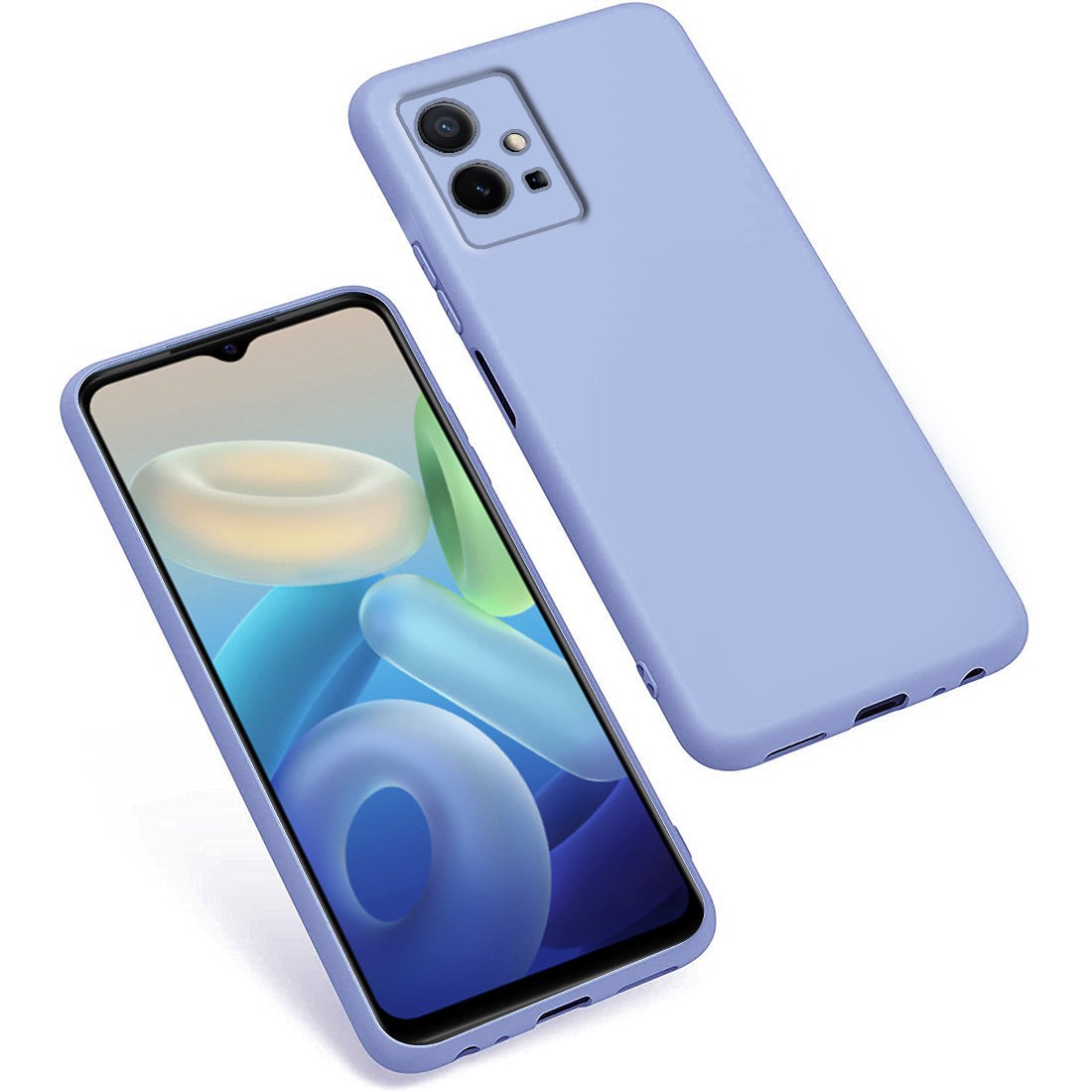 Liquid Silicone Case for Vivo Y75 5G / Vivo T1 5G / iQOO Z6 5G