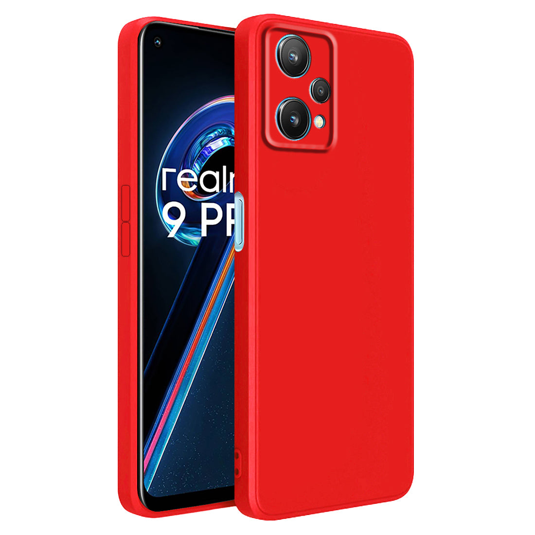 3 Cover Morbide Per Realme 9 Pro 5G / 9 5G - Custodia In Silicone Con Stampa Panda, Farfalla E Gatto