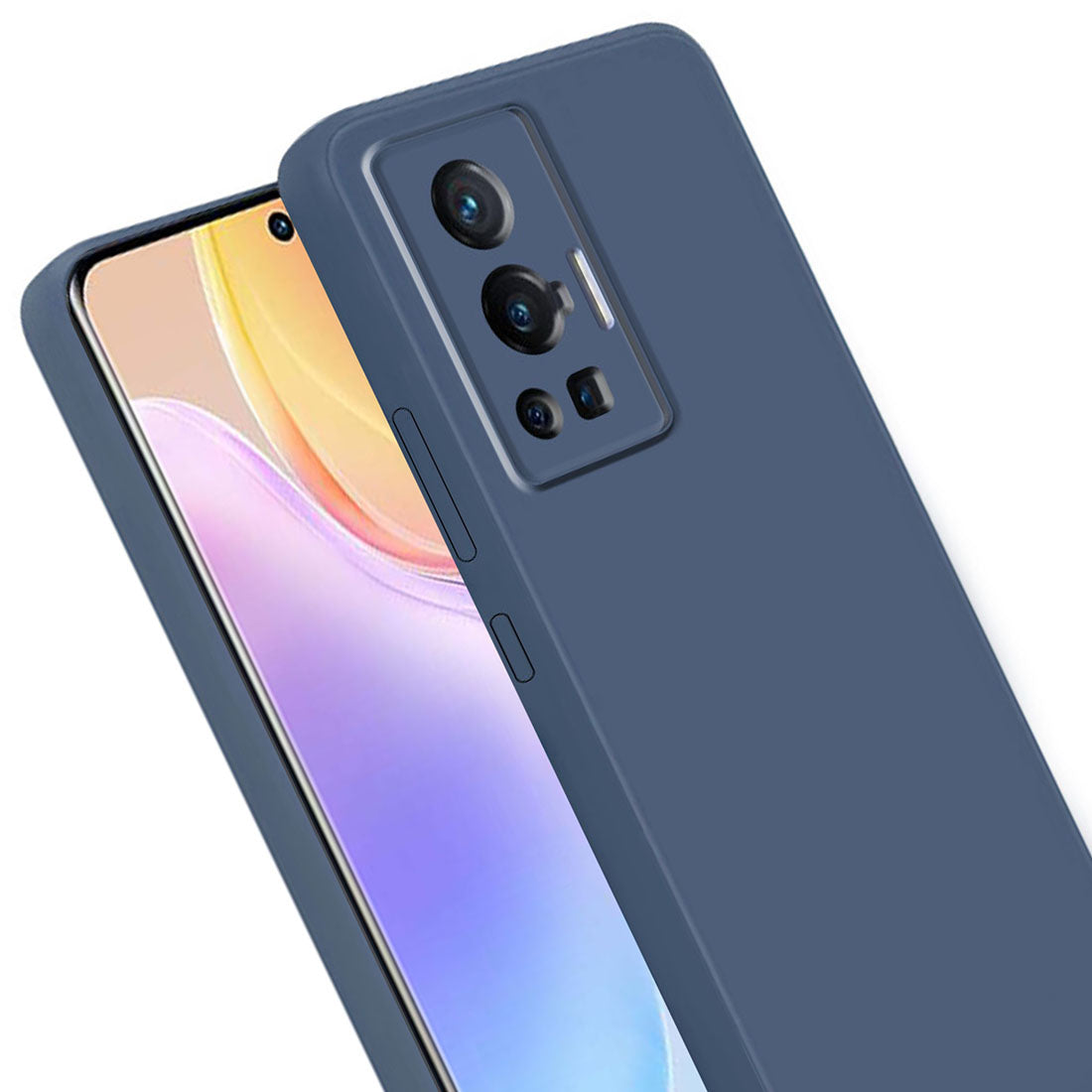 Liquid Silicone Back Case for Vivo X70 Pro 5G