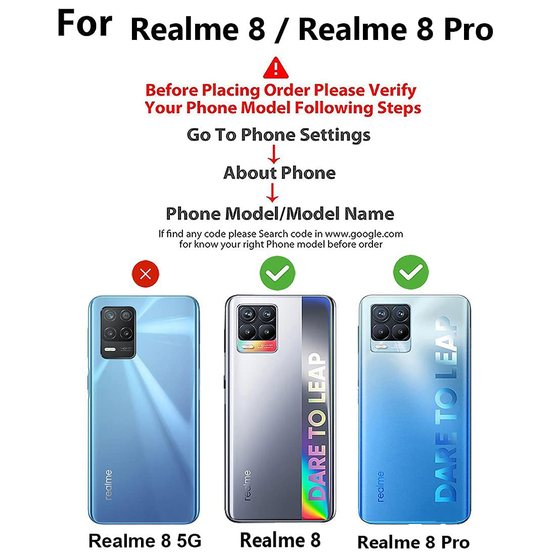 Liquid Silicone Case for Realme 8 / Realme 8 Pro
