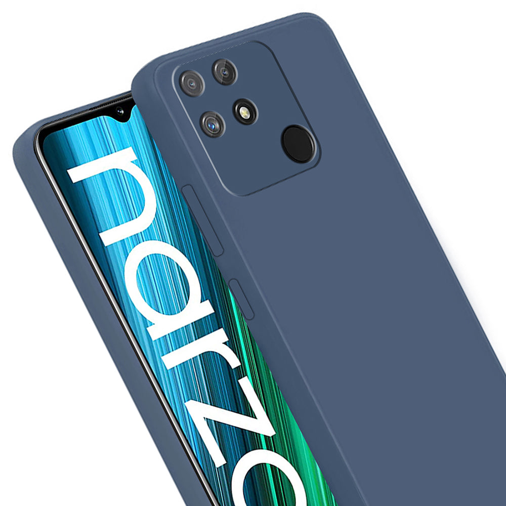 Liquid Silicone Case for Realme Narzo 50A 4G