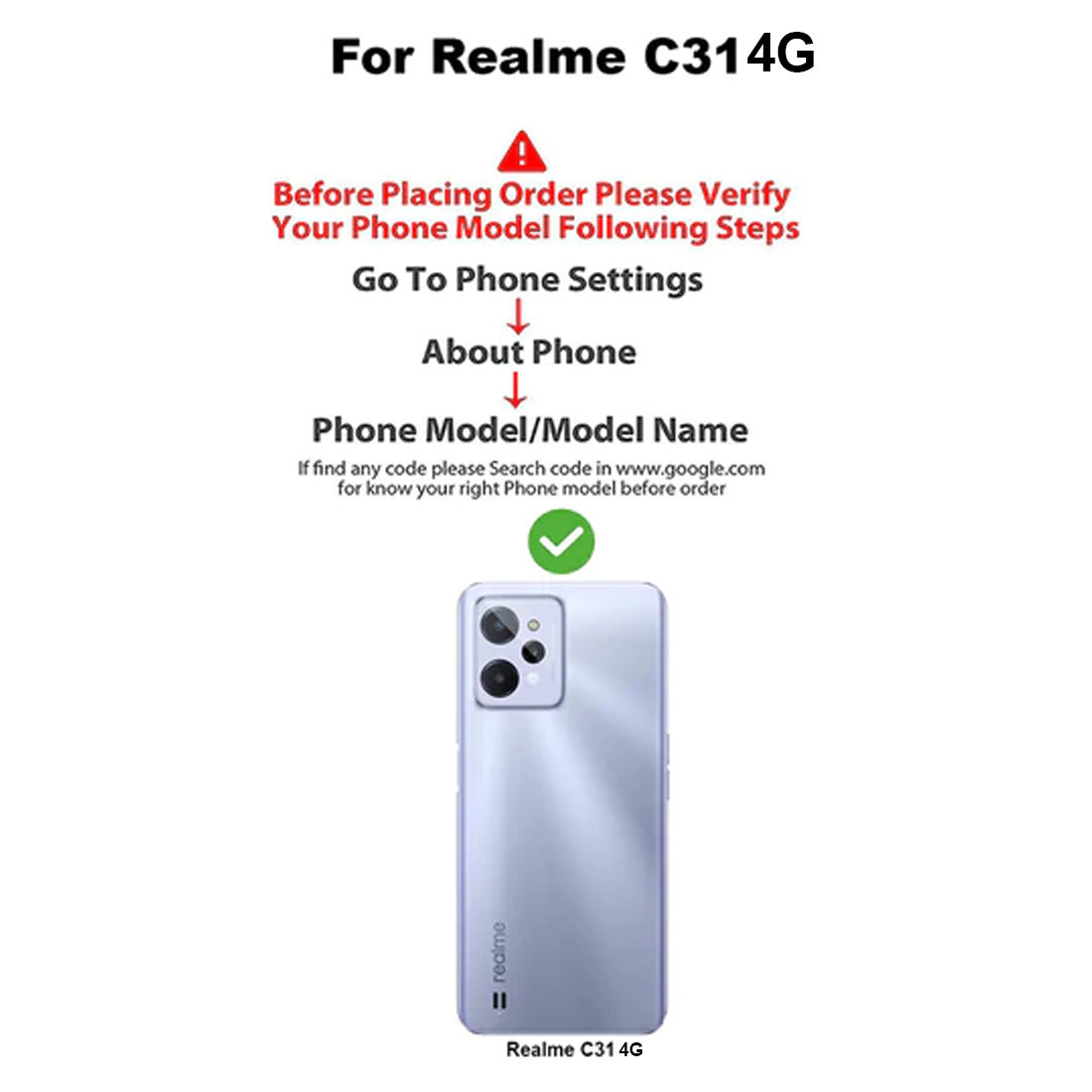 Liquid Silicone Case for Realme C31 4G