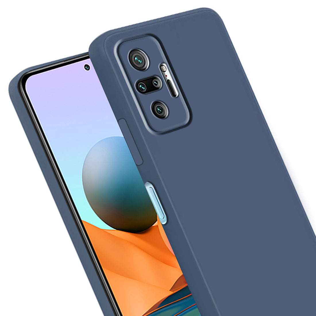 Liquid Silicone Back Case for Mi Redmi Note 10 Pro 4G