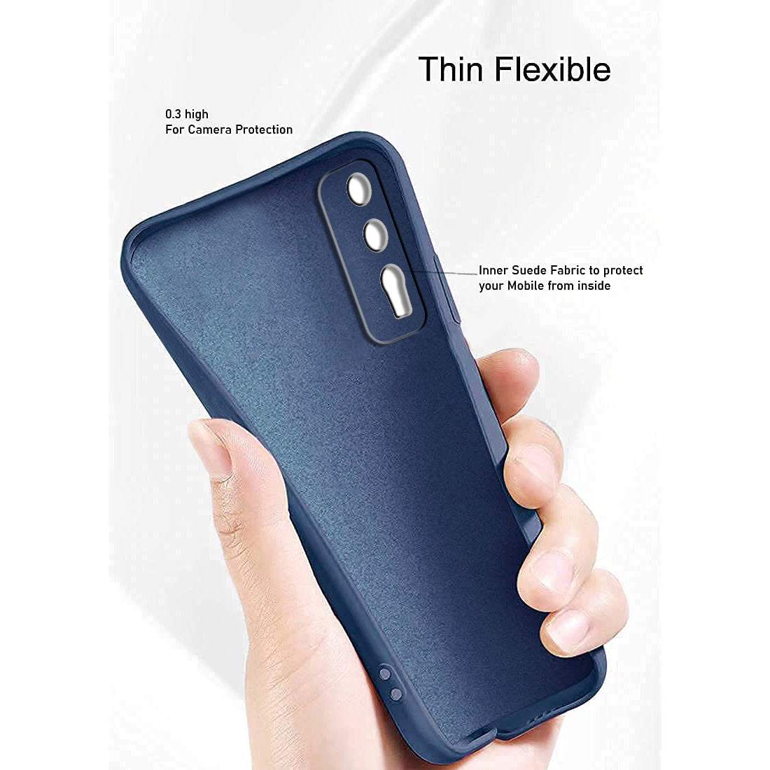 Liquid Silicone Case for Vivo Y20 4G / Y20i 4G