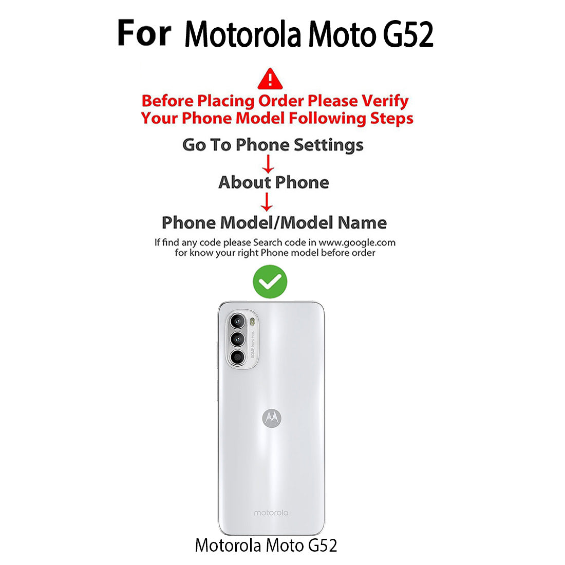 Liquid Silicone Case for Motorola Moto G52 4G