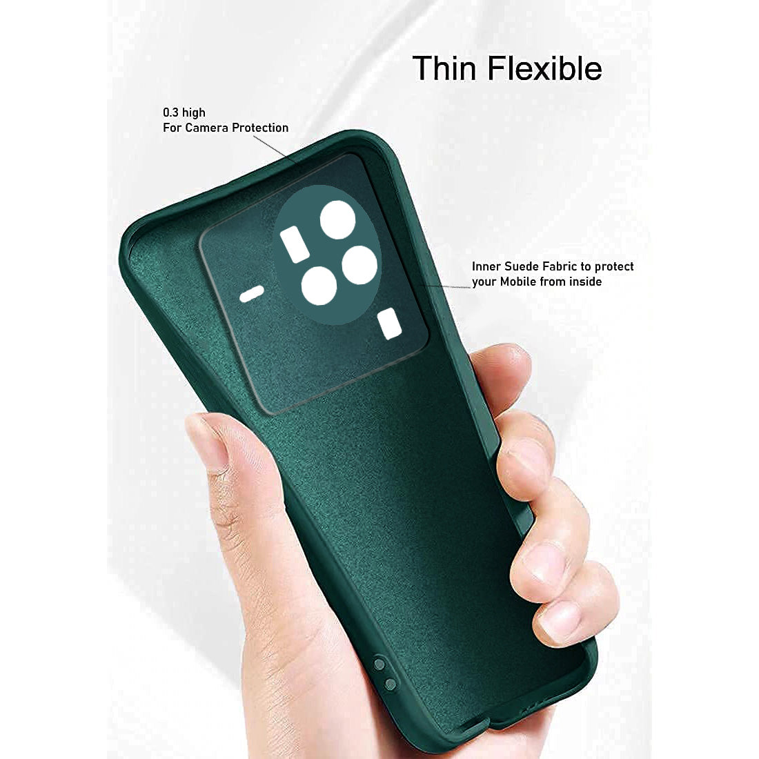 Liquid Silicone Case for Vivo X80 Pro 5G