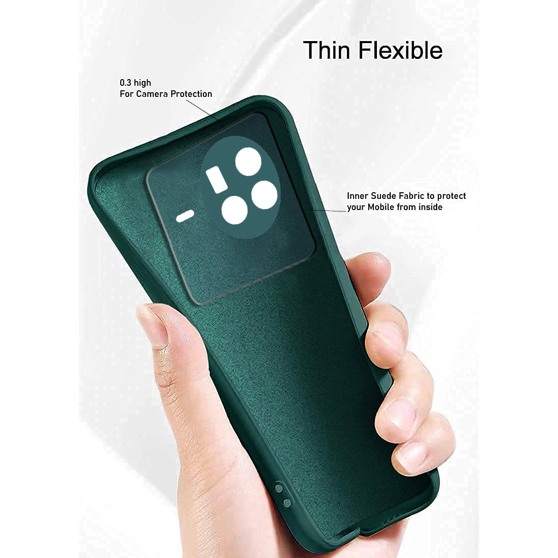 Liquid Silicone Case for Vivo X80 5G