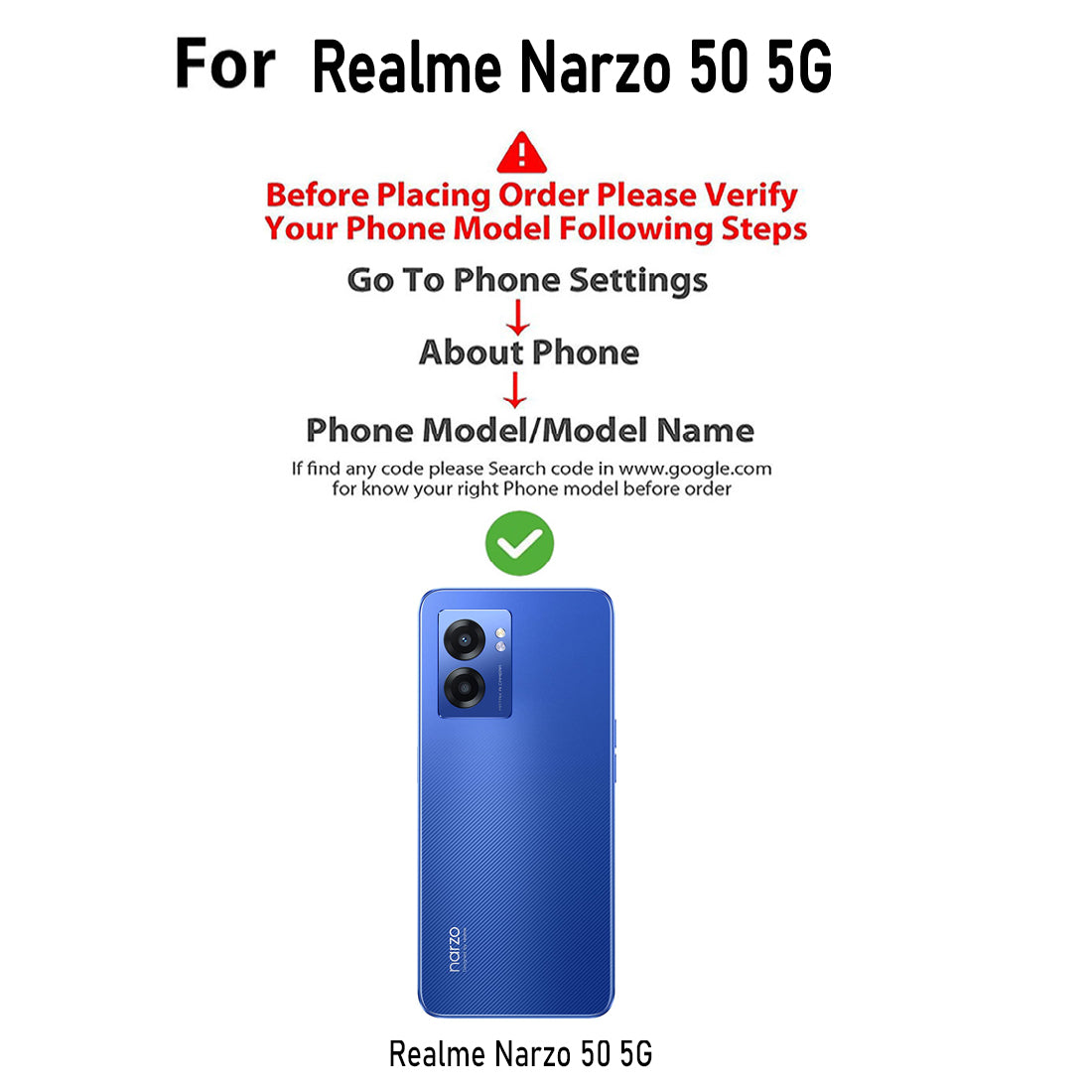 Liquid Silicone Case for Realme Narzo 50 4G / 8i 4G