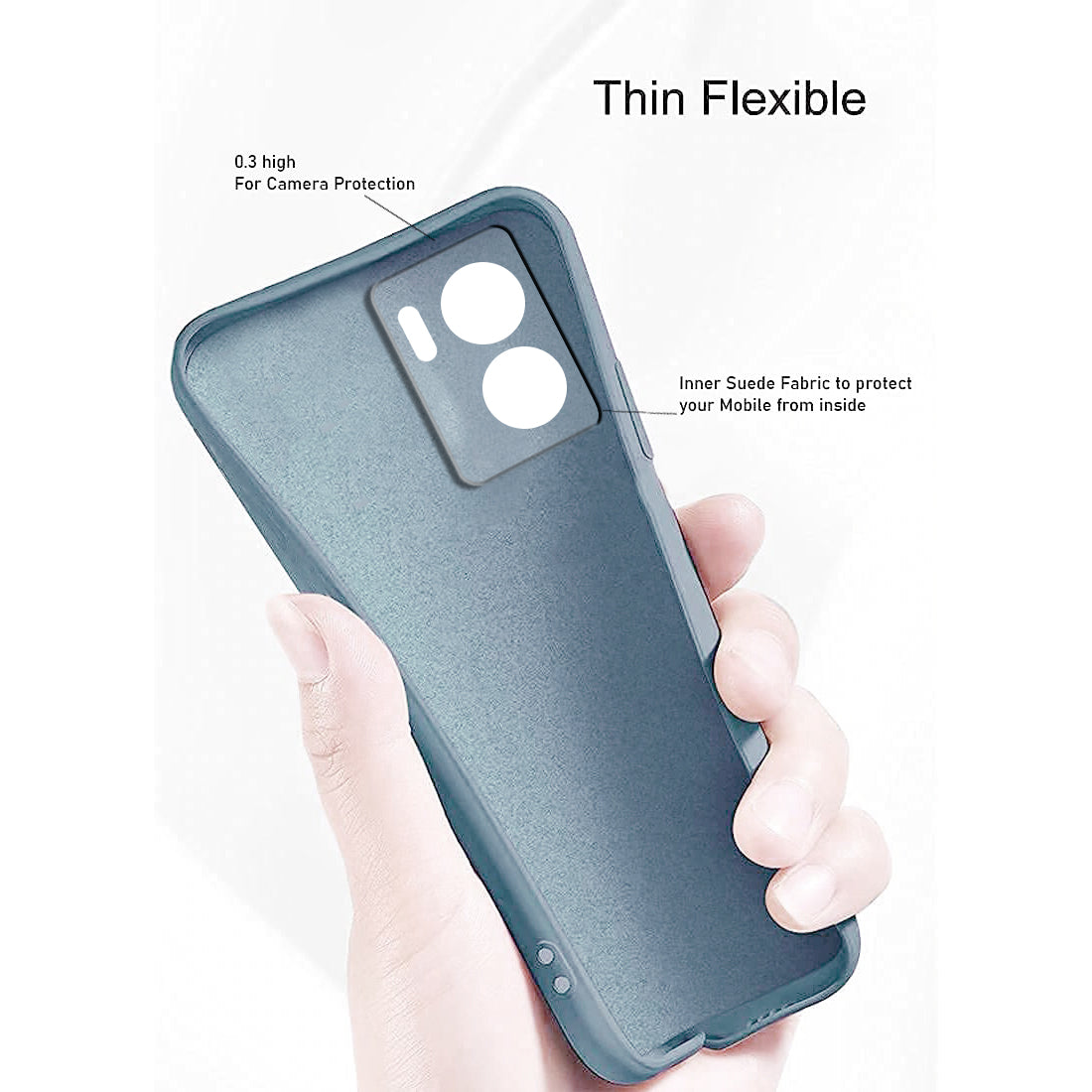 Liquid Silicone Case for Realme Narzo 50 4G / 8i 4G