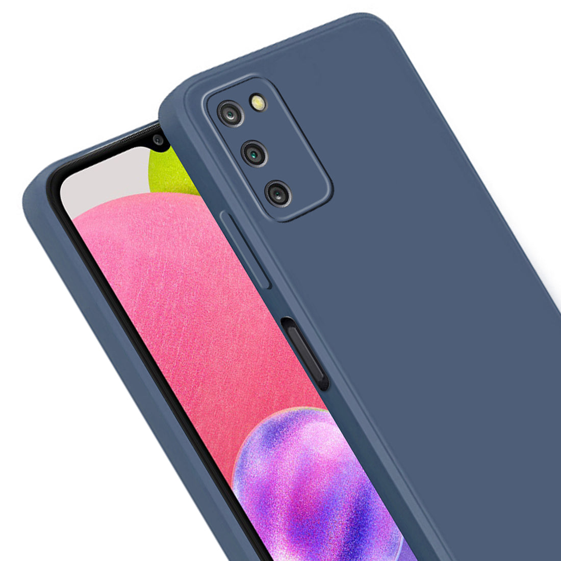 Liquid Silicone Case for Samsung Galaxy A03s 4G / M02s 4G / F02s 4G