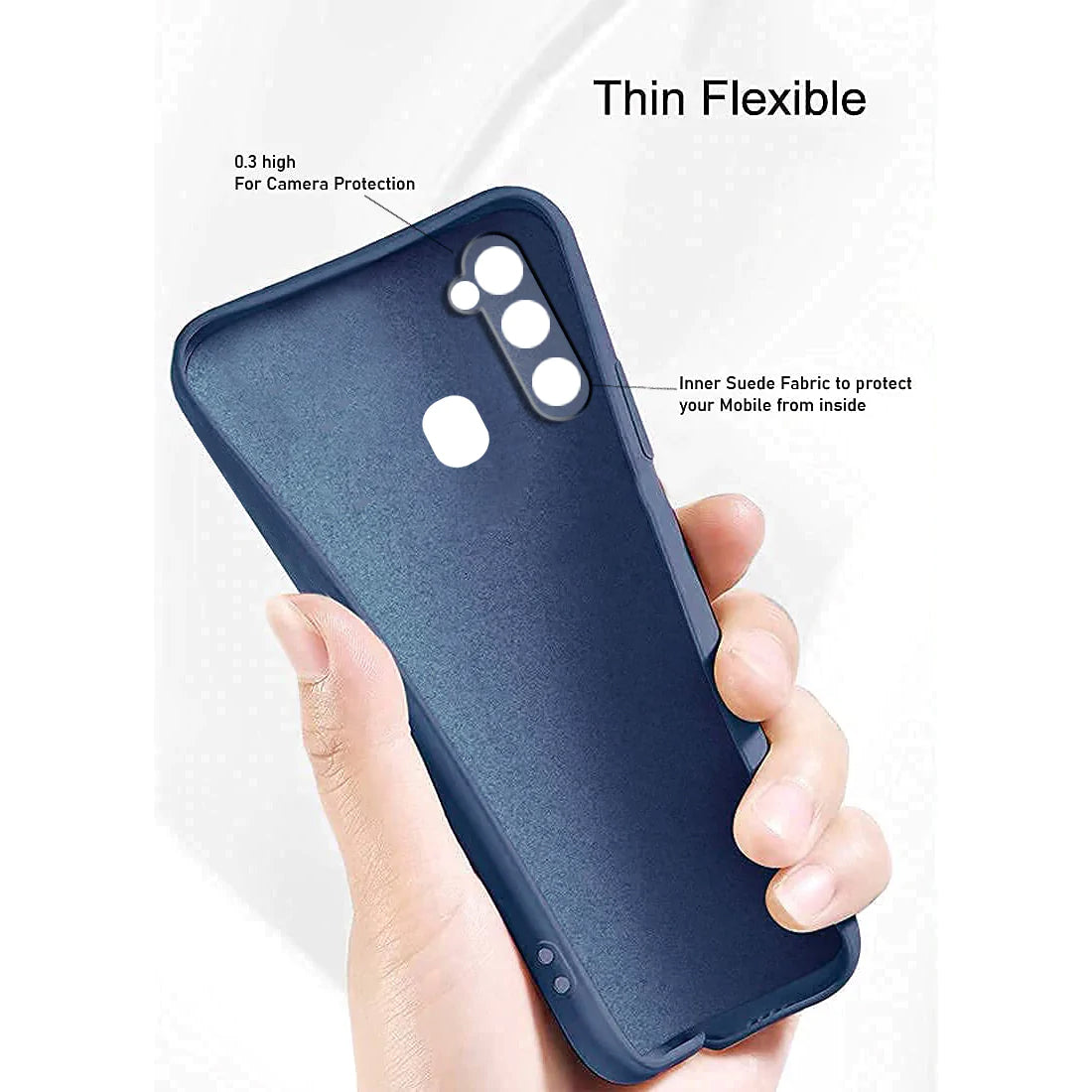 Liquid Silicone Back Case for Tecno Spark Go (2022)