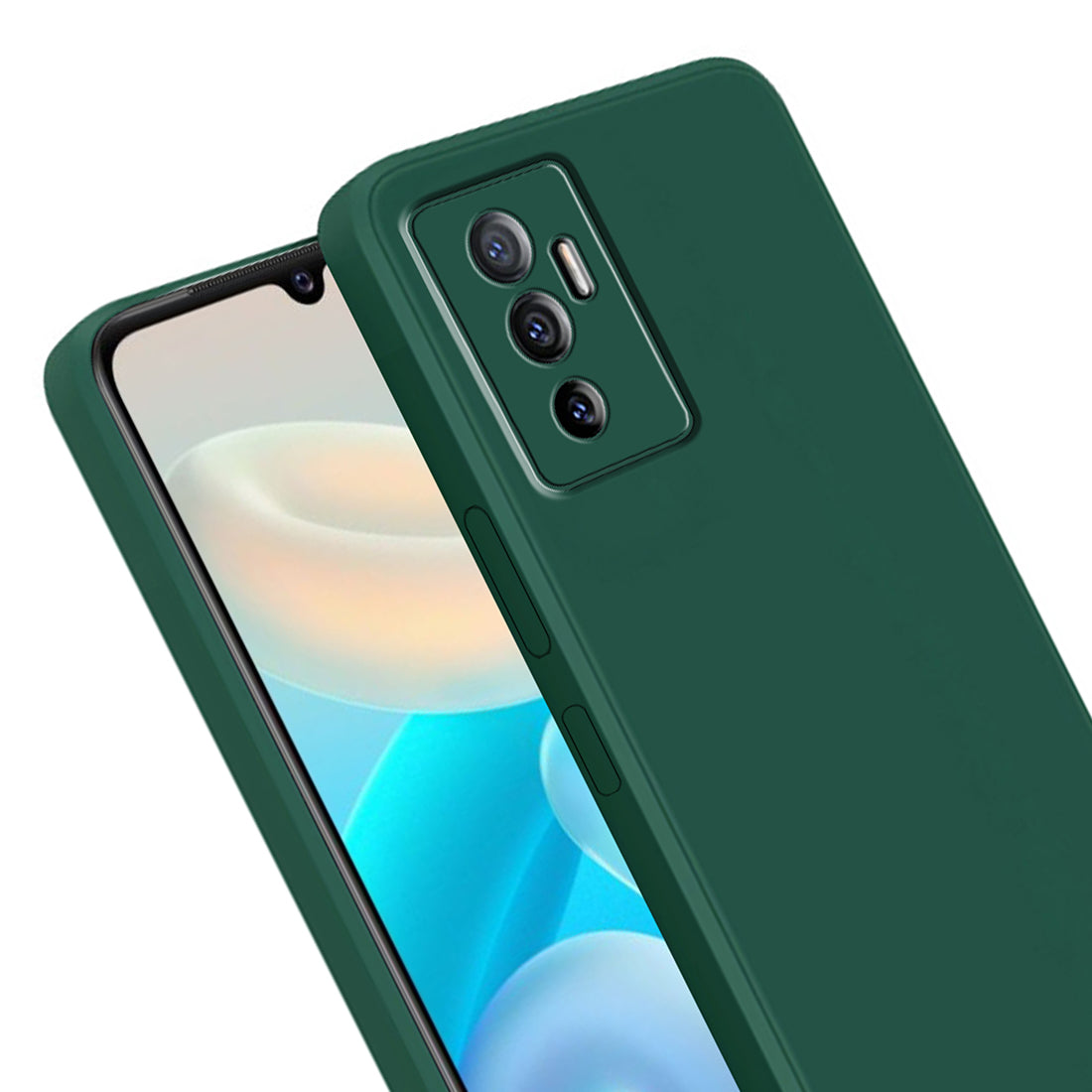 Liquid Silicone Back Case for Vivo Y75 4G