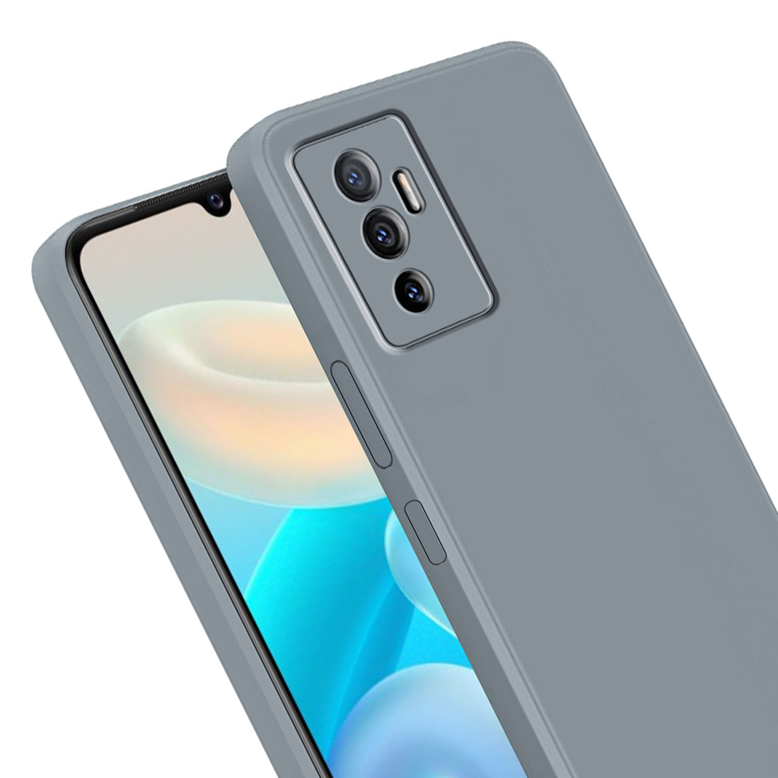 Liquid Silicone Back Case for Vivo Y75 4G