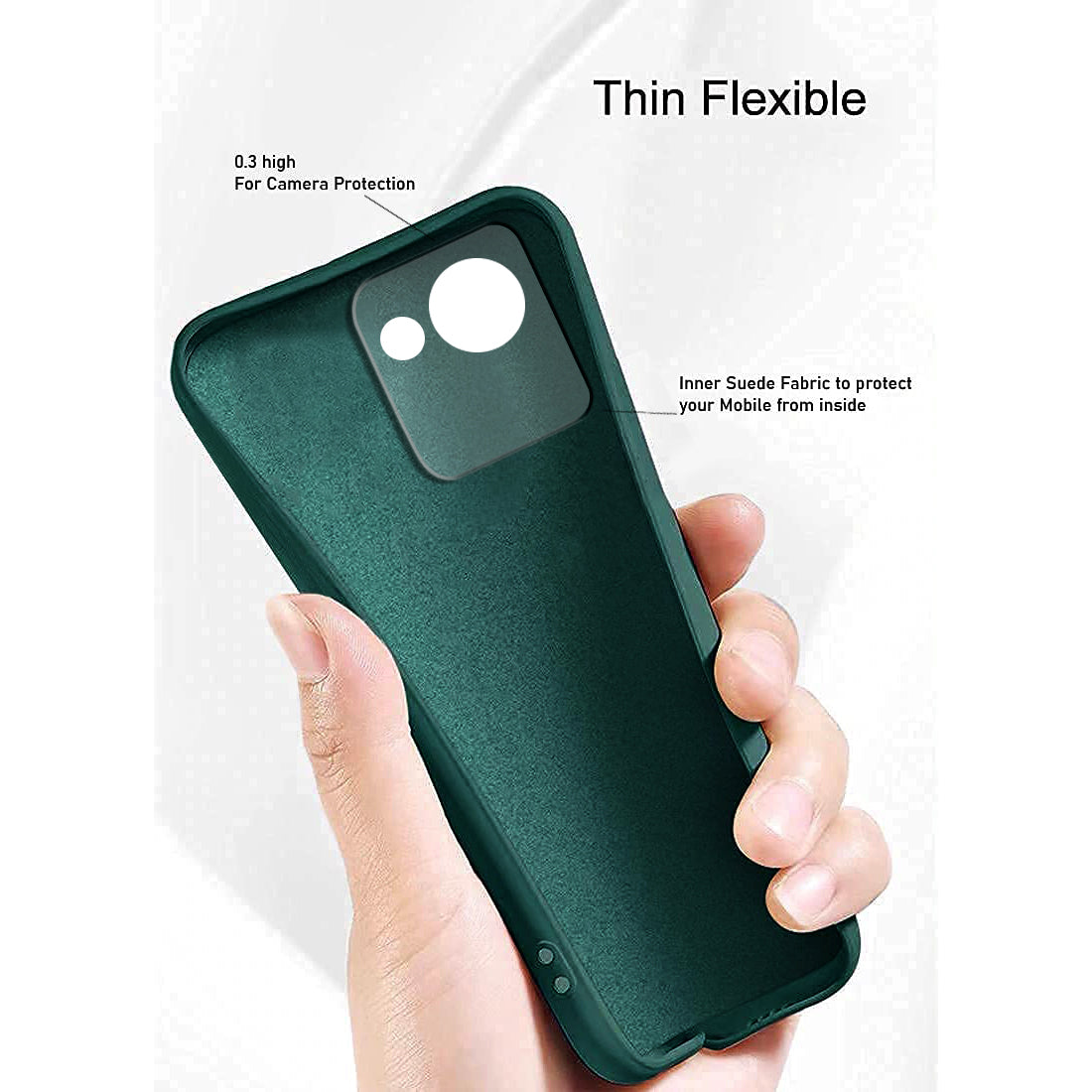 Liquid Silicone Case for Realme C30 4G / C30s 4G / Narzo 50i Prime 4G
