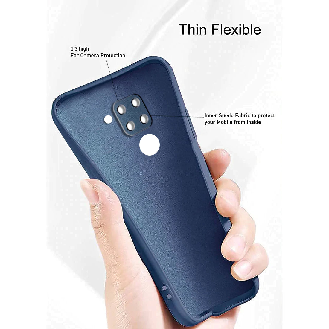 Liquid Silicone Case for Mi Redmi Note 9 4G
