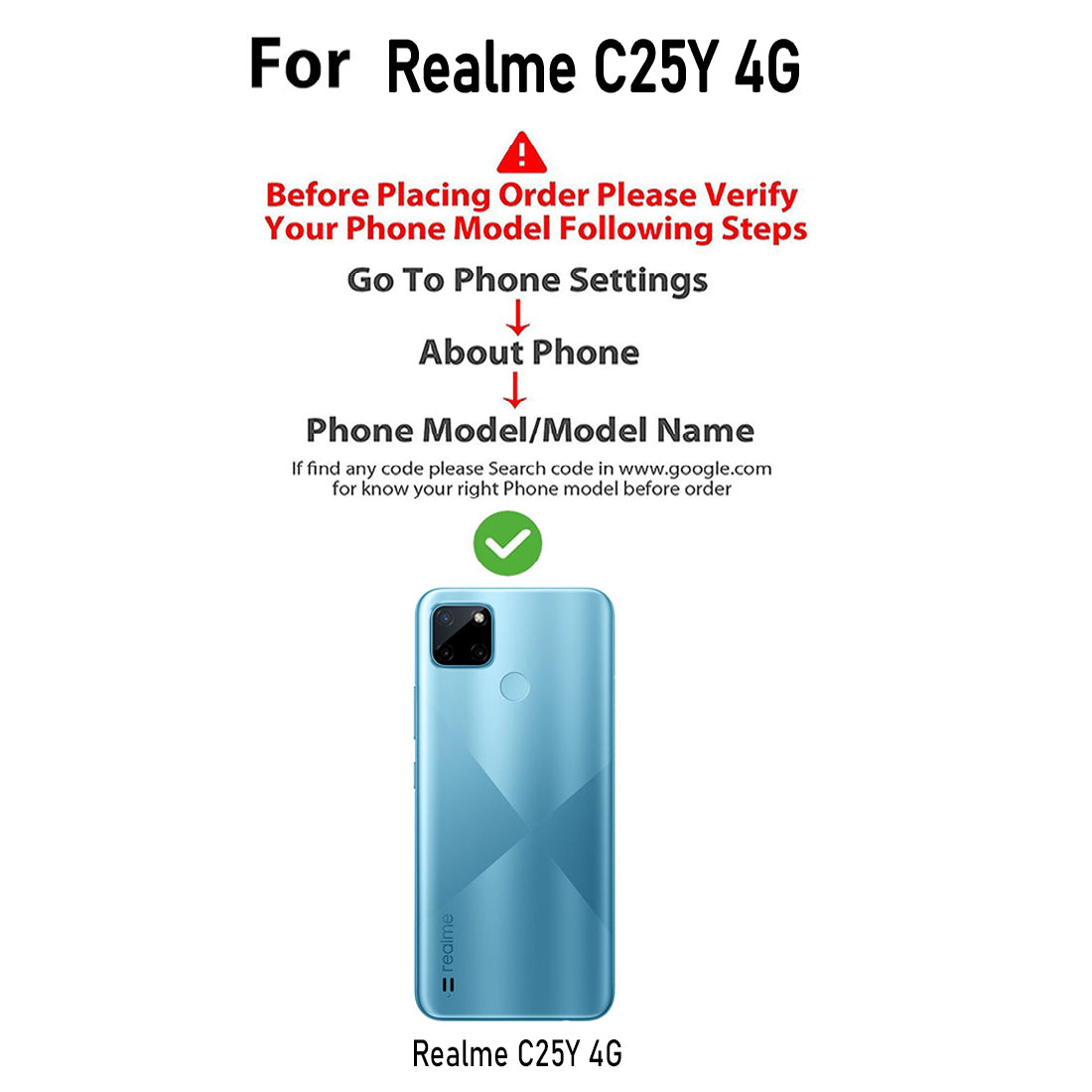 Liquid Silicone Case for Realme C25Y 4G / C21Y 4G