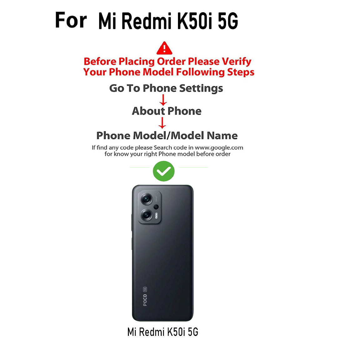 Liquid Silicone Case for Mi Redmi K50i 5G