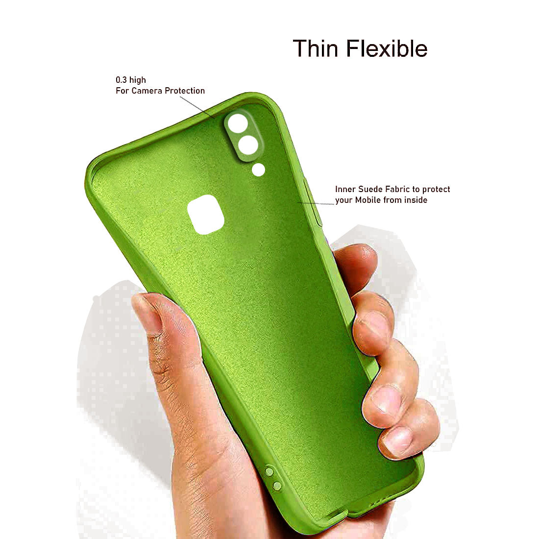 Liquid Silicone Case for Vivo Y95 4G / Y91 4G / Y93 4G