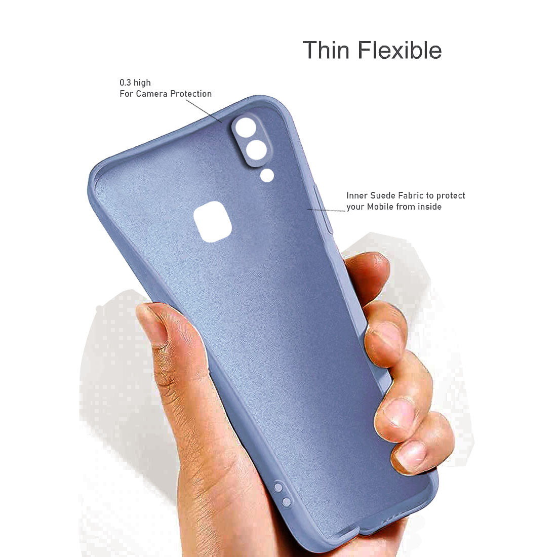 Liquid Silicone Case for Vivo Y95 4G / Y91 4G / Y93 4G