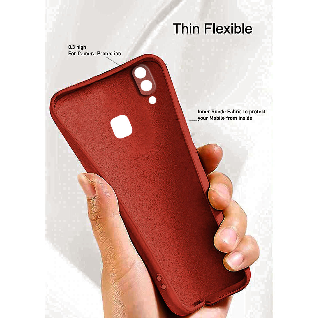 Liquid Silicone Case for Vivo Y95 4G / Y91 4G / Y93 4G