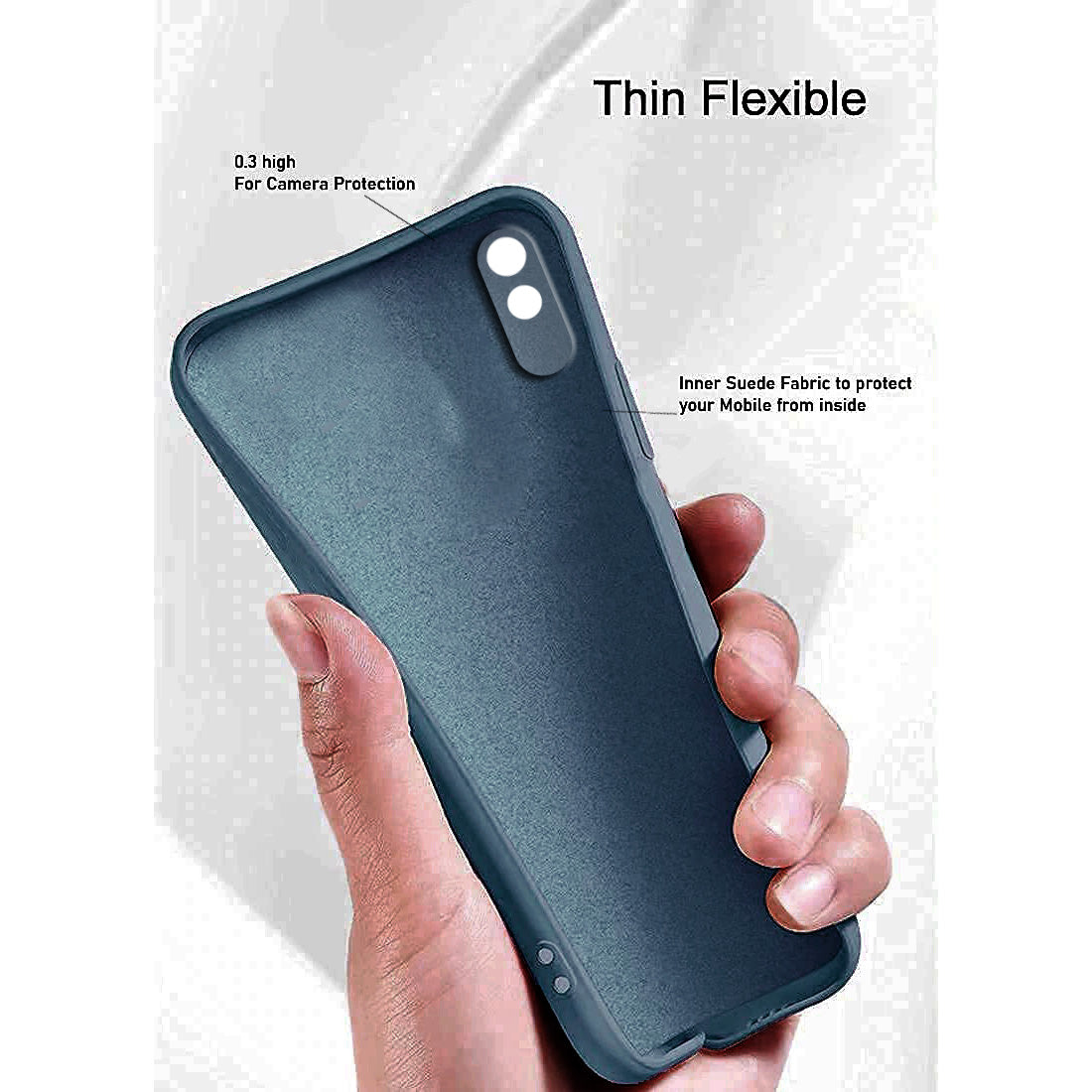 Liquid Silicone Case for Mi Redmi 9A / 9A Sport / 9i / 9i Sport