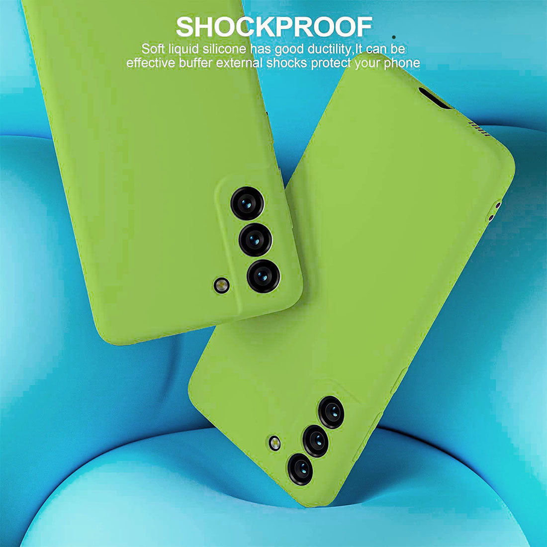 Liquid Silicone Back Case for Samsung Galaxy S21 FE 5G