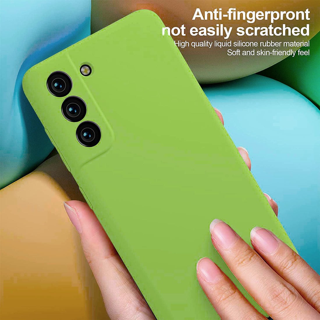 Liquid Silicone Back Case for Samsung Galaxy S21 FE 5G