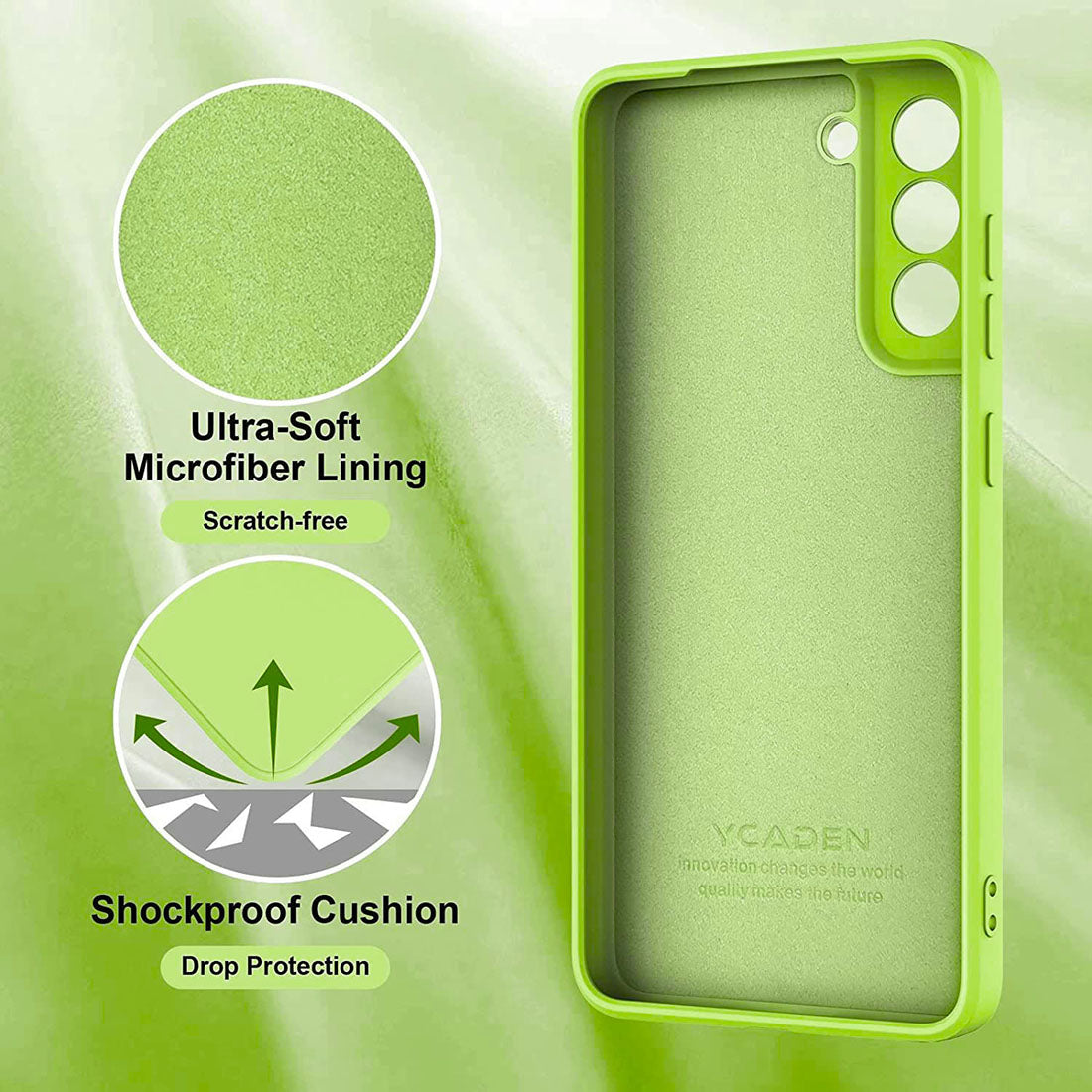 Liquid Silicone Back Case for Samsung Galaxy S21 FE 5G