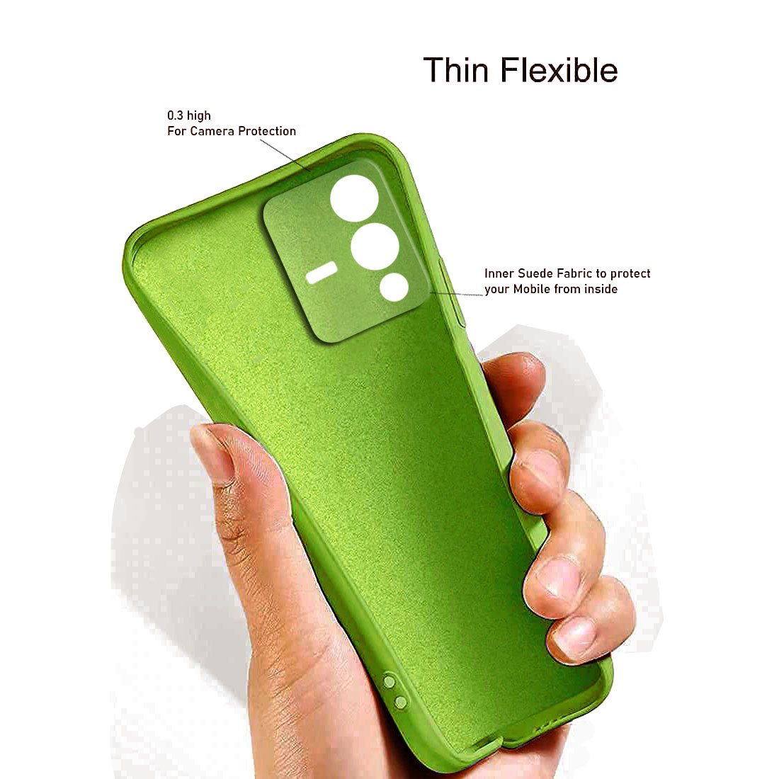Liquid Silicone Back Case for Vivo V23 5G